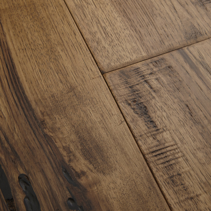 Planchers de bois franc d'ingénierie Manor Hickory, Champagne