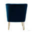 Chaise d'appoint en velours Euclid Glam-568796715