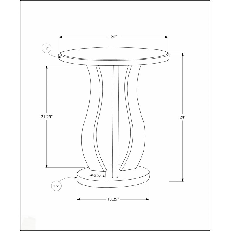 Table d'appoint élégante pour le salon ou la chambre à coucher, avec finition miroir transparente et plateau spacieux pour la décoration et l'utilisation pratique