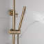 Système de douche luxueux avec pomme de douche à valve brute