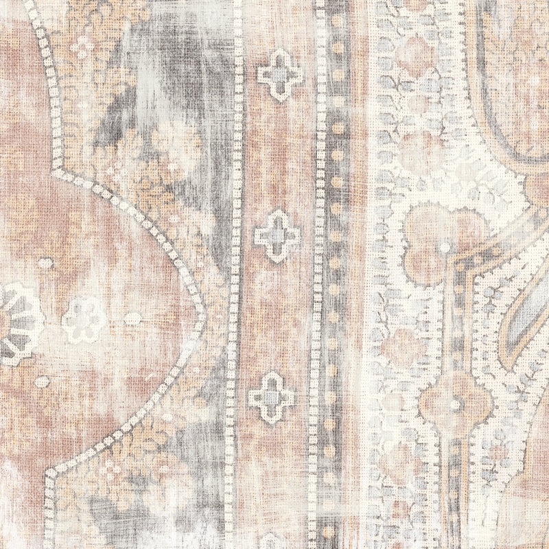 Tissu antique I par Wild Apple, H 20 po x l 20 po, Non, Toile tendue