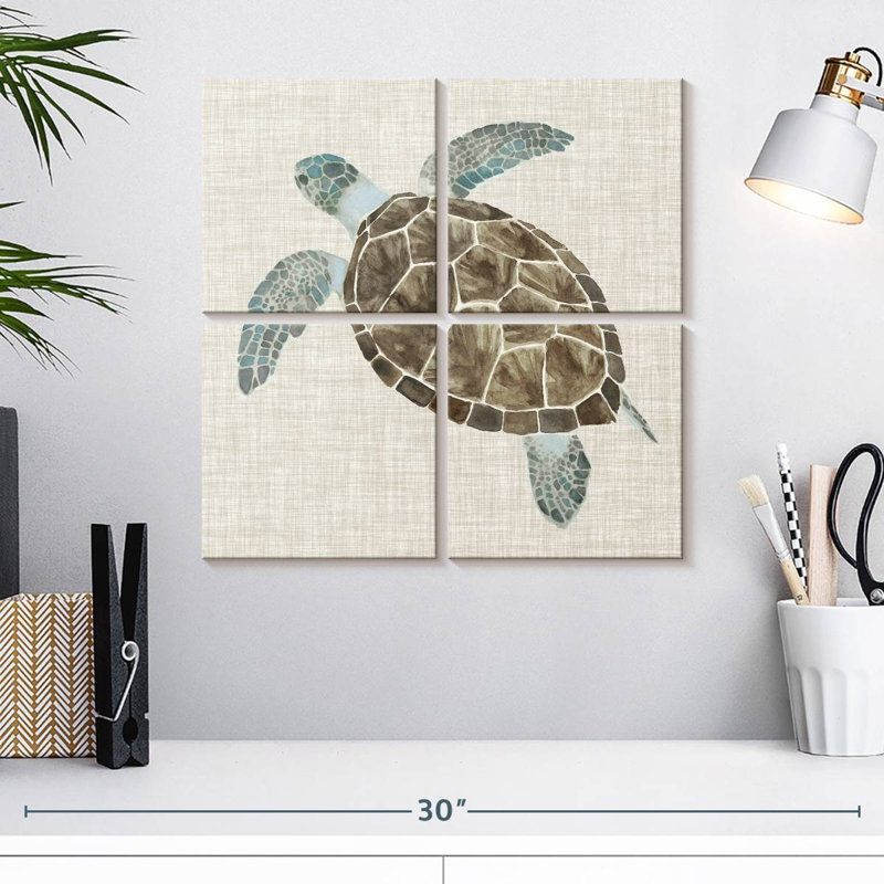 Brampt Linen Sea Turtle I