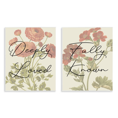  Ensemble de plaques murales «Lived & Known Florals» par Daphne Polselli