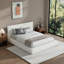 Structure de lit plateforme tapissier en mousse de chenille moderne, rembourrage en mousse de 5 pouces, sans sommier, facile à assembler-126016552-126016548
