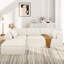 Canapé modulaire à assise profonde avec chaise longue et mousse à mémoire de forme 106 po-125557296-125557298