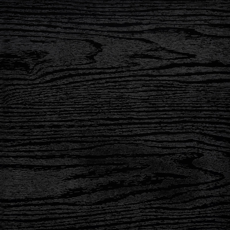 Miroir sur pied en chêne noir