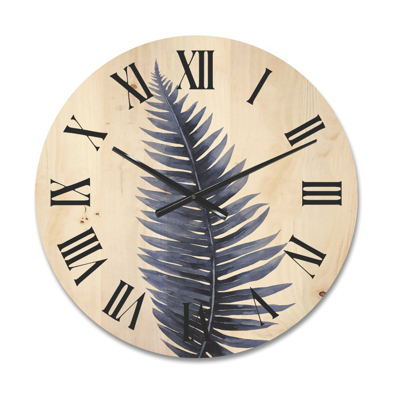 Horloge murale en bois Tropical, Moyenne