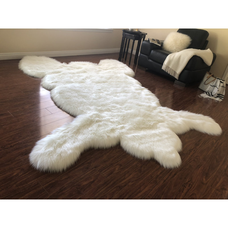 Tapis blanc cassé Wadena, Novateur 6 pi x 9 pi