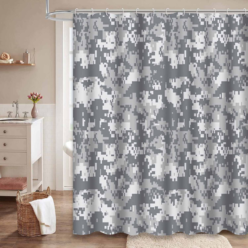 Rideau de douche Camouflage, L 72 po x l 72 po