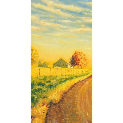 In the countryside - 15.75"x31.50" Desk mat