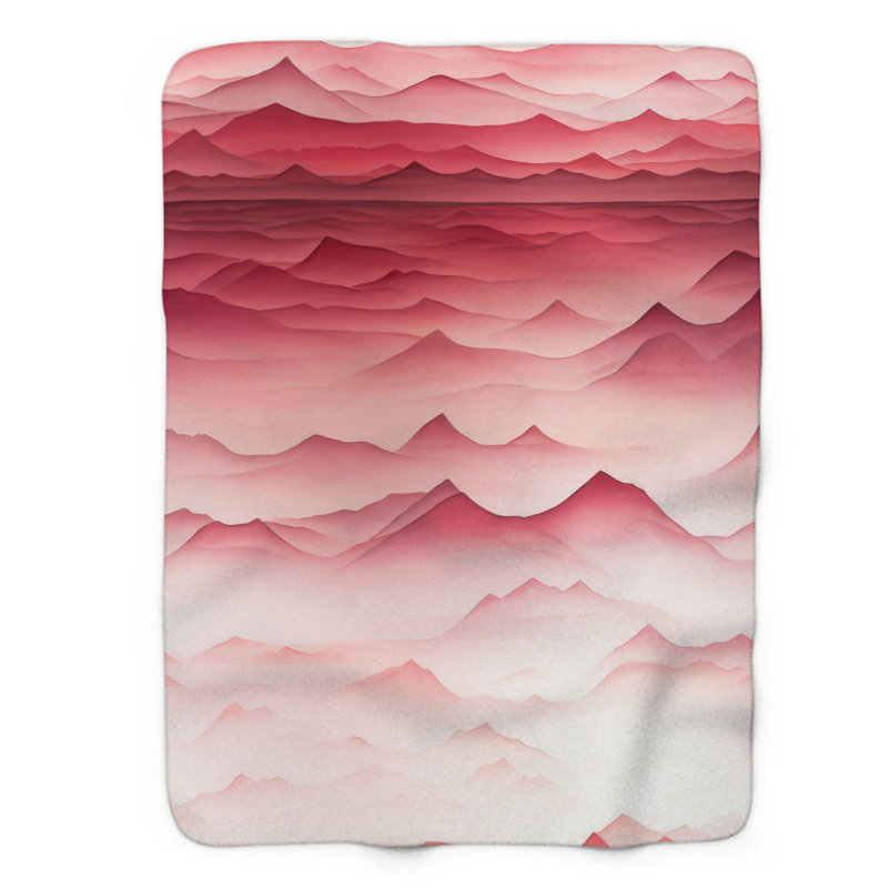 Couverture romantique en sherpa 1 pièce, Lit simple