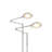 Millsap 54'' LED Swing Arm Floor Lamp-78460762