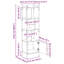154.5cm H x 44.5cm W Metal Bookcase-1586542341