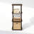Furinno Turn-N-Tube 3-Tier End Table, Side Table, Walnut/Brown