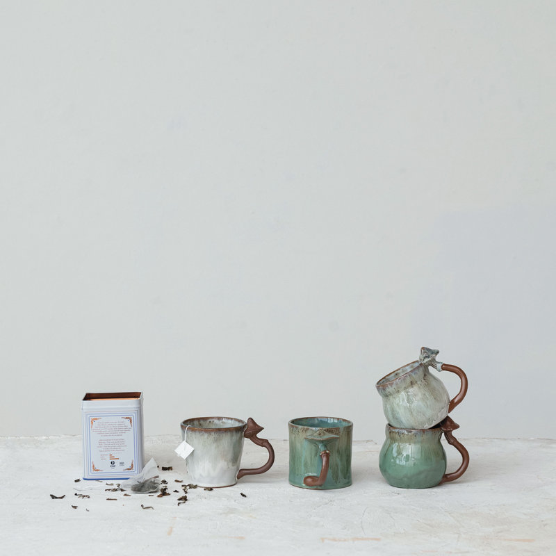 Enchanted Mushroom Stoneware Mug