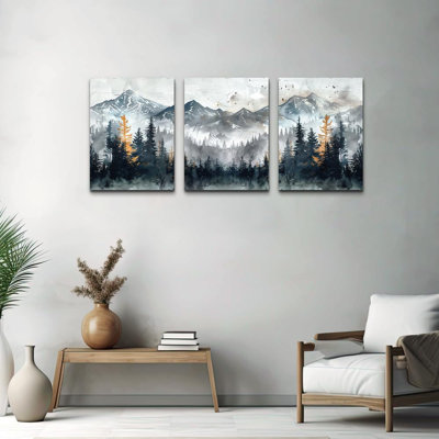 3 Piece Wrapped Canvas Print