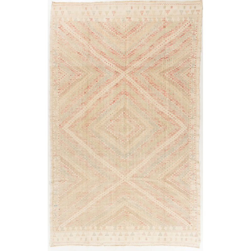 One-of-a-Kind Rectangle 6'7 X 10'4 Hand Knotted Area Rug