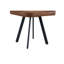 Chaises de salle à manger confortables, sièges d'appoint modernes en métal d'unité centrale brune