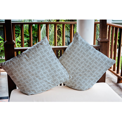 Outdoor Reversible Throw Pillow