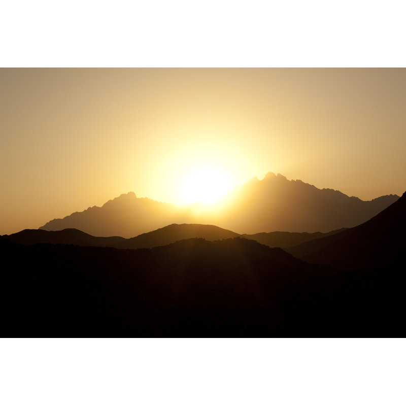 Lemus Desert Sunset - Wrapped Canvas Print, 81cm H x 122cm W x 3.8cm D