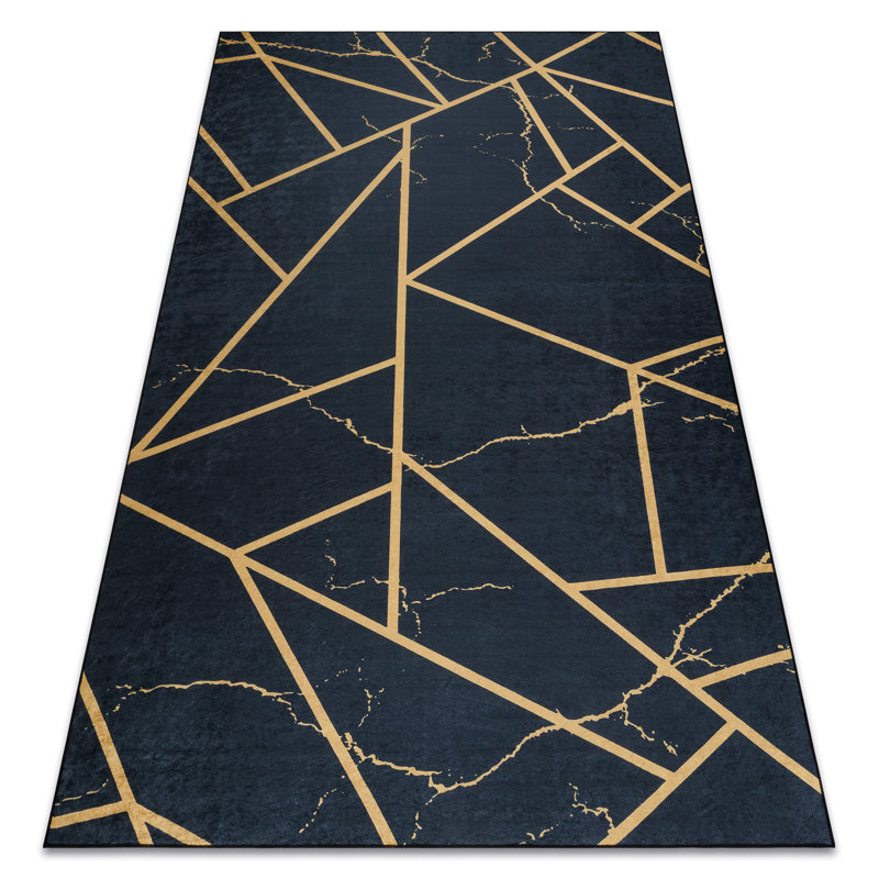 Criselda Geometric Area Rug, Runner 80 x 150cm