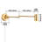 Viviani Iron Plug-in Armed Sconce