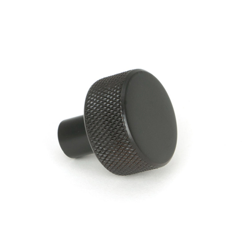 Round Knob, 2.5 cm, Aged Bronze