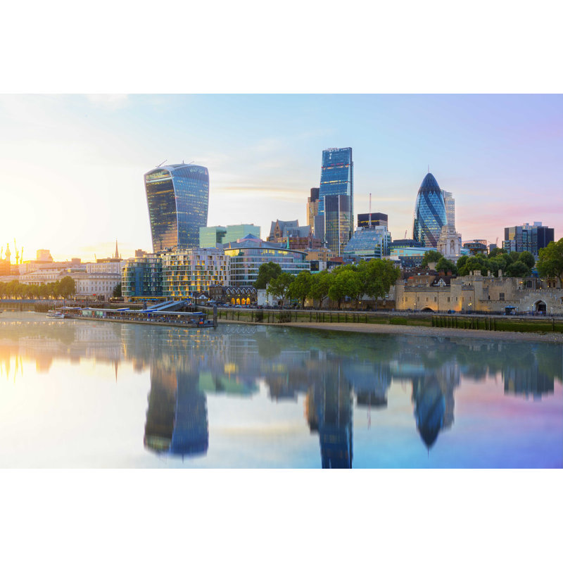 London Skyline - Photographie sur toile tendue, H 8 po x l 12 po