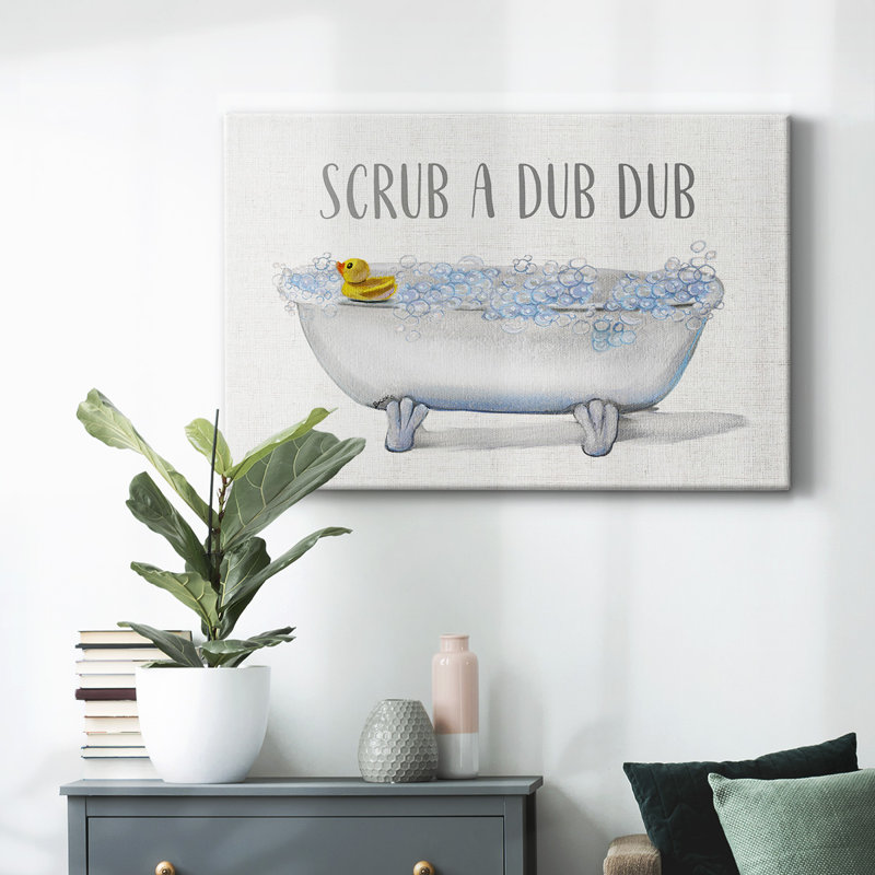 Scrub a Dub-Gallery Wrapped Canvas, 40" H x 60" W