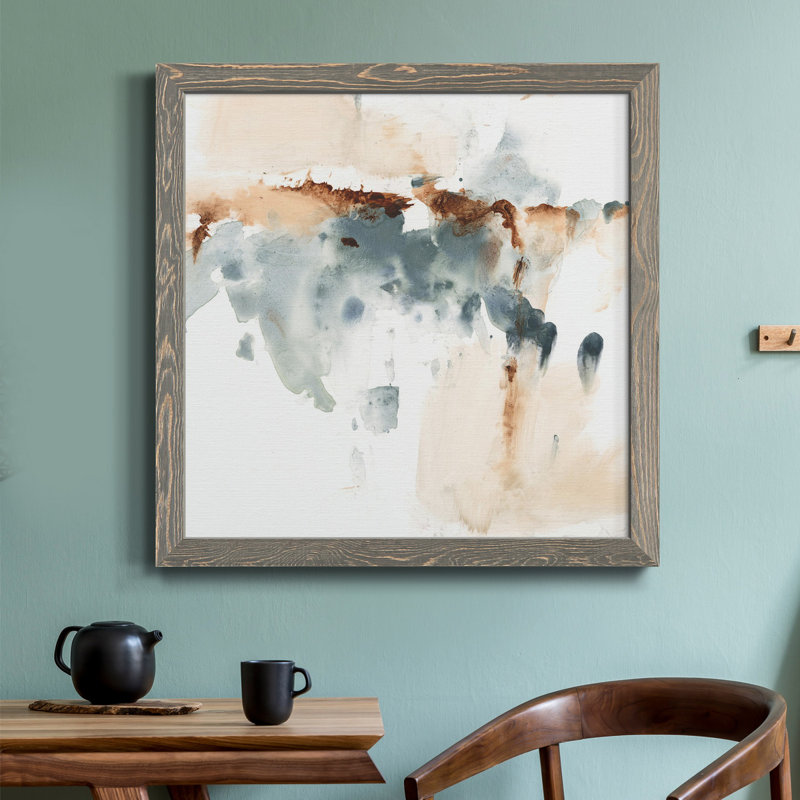 Oxide II - Cadre photo sur toile, H 20 po x l 20 po x P 1,5 po, gris