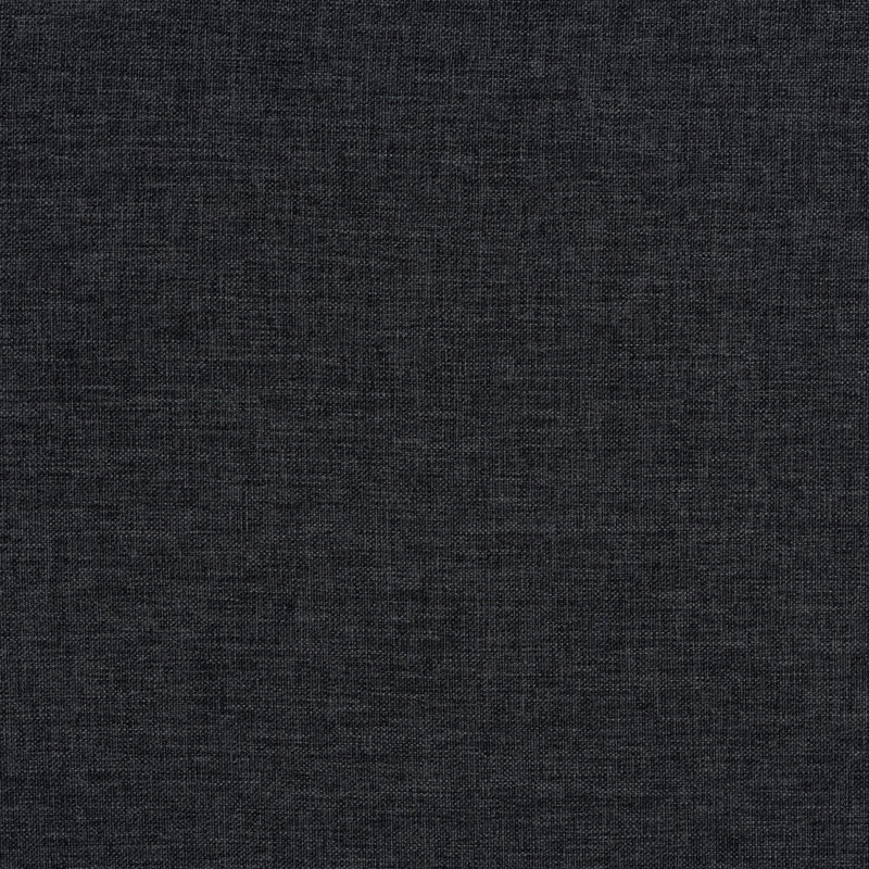 Lit de jour simple en tissu d'ameublement Montgomery, Noir, Lit simple