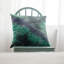 Plutus Green Blue Northern Lights Animal Faux Fur Luxury Throw Pillow Rectangular-86565223