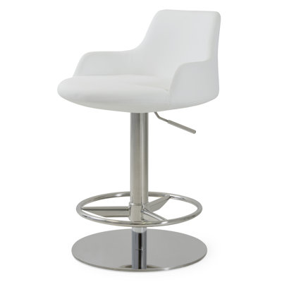 Tabouret pivotant à hauteur réglable