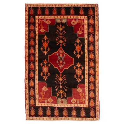 Tapis brun Watler 3 pi 11 po x 6 pi 4 po