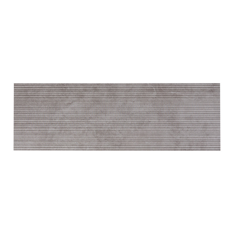 Rhetoric 8" x 24" Porcelain Stone Look Wall & Floor Tile, Eloquent Gray