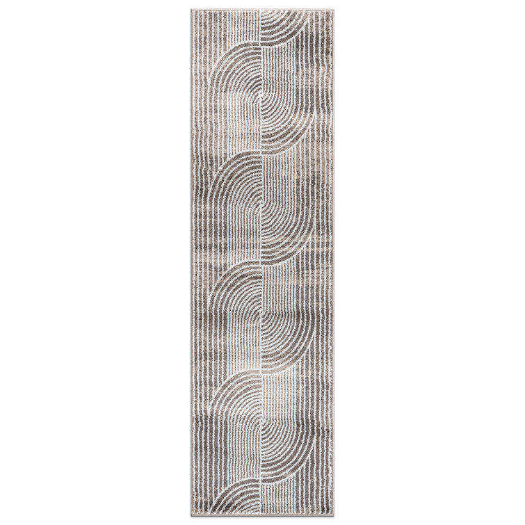 Rambo Contemporary Arch Knot Design Area Rug