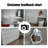 Makeup Vanity with Light mirror,6 drawers,Power Outlet