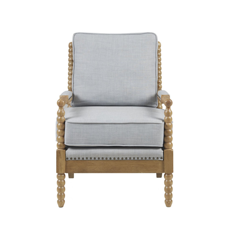 Fauteuil Accent, Gris, Brun