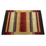 Hand -Knotted Wool Wool Gabbeh Rug, Clivens