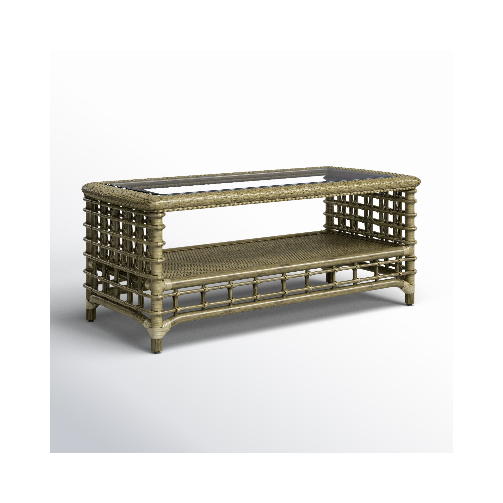 Luca Coffee Table, Brass