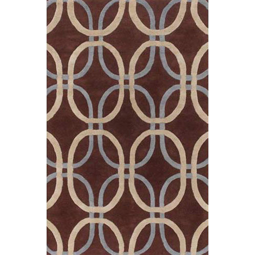 Tapis brun Chrysta