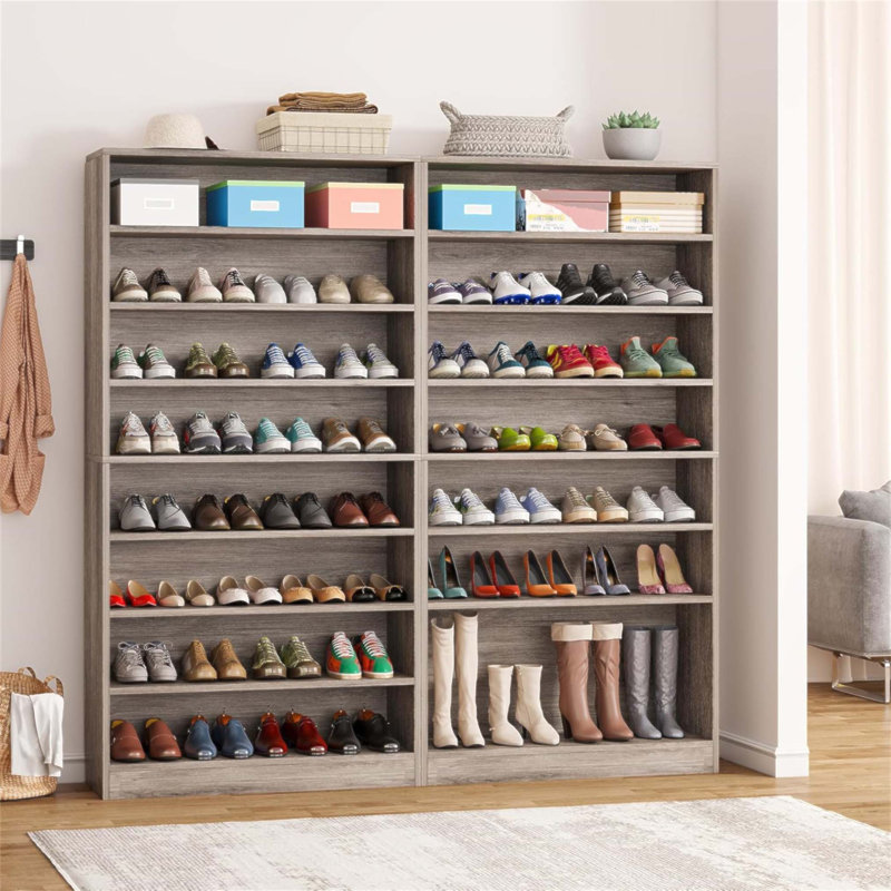 High-Capacity 9-Tier Shoe Storage Cabinet, 31.49 Width, Freestanding Organizer For 40-45 Pairs, Modern And Durable Design