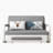 Round Armrest Storage Sofa Bed-116777373