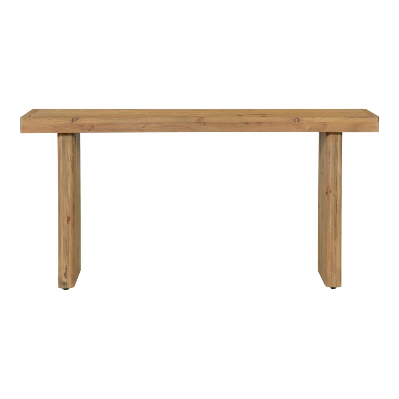 Console en bois massif 60 po Thompkins, Brun vieilli