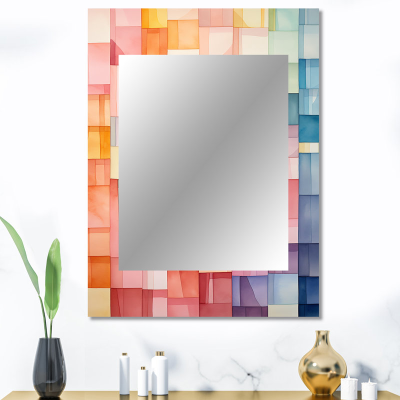 Hardedge Pastel Symetry I - Hard Edge, 40 po x 30 po
