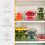  Contenant alimentaire en plastique hermétique, ensemble de 4 bols transparents scellés avec couvercles, sans BPA, rectangulaire, jaune