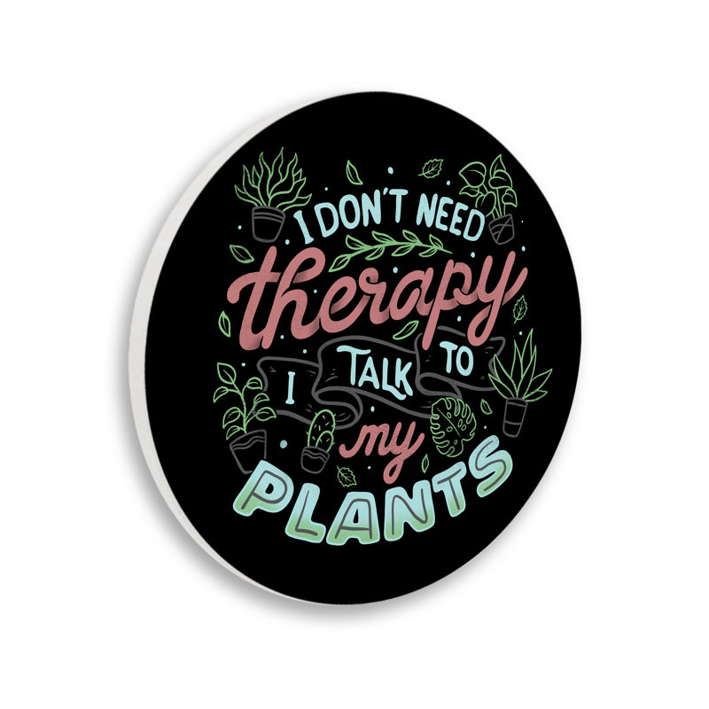 Plaque murale «Don't Need Therotherapie» par Tobe Fonseca