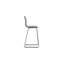 Briyan Counter Stool with Metal Frame-945797657