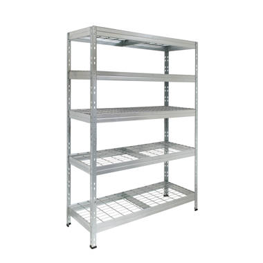 90 x 90 Heavy Duty Mega Rack with Four Adjustable Shelves – Gladiator