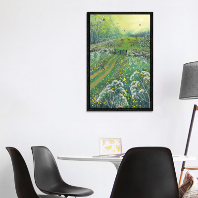The Gate To May Meadow by Jo Grundy - Print on Canvas